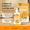 Turmeric Soap Bath Handmade Soap Moisturizing Oil Control Deep Cleansing and Moisturizing Skin Bath Gel