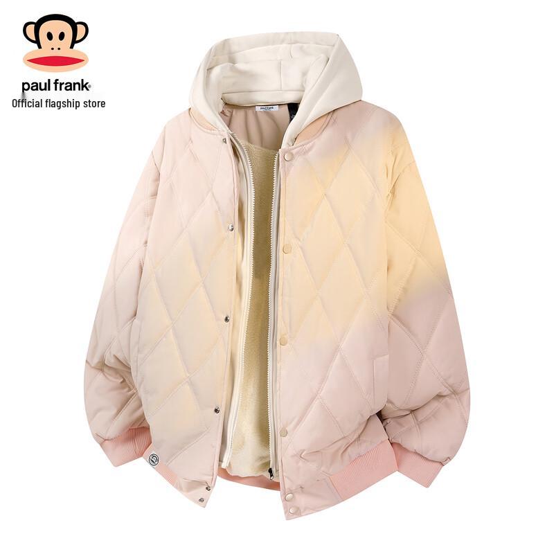 Paul Frank Men s Hooded Color-Block Puffer Jacket XL