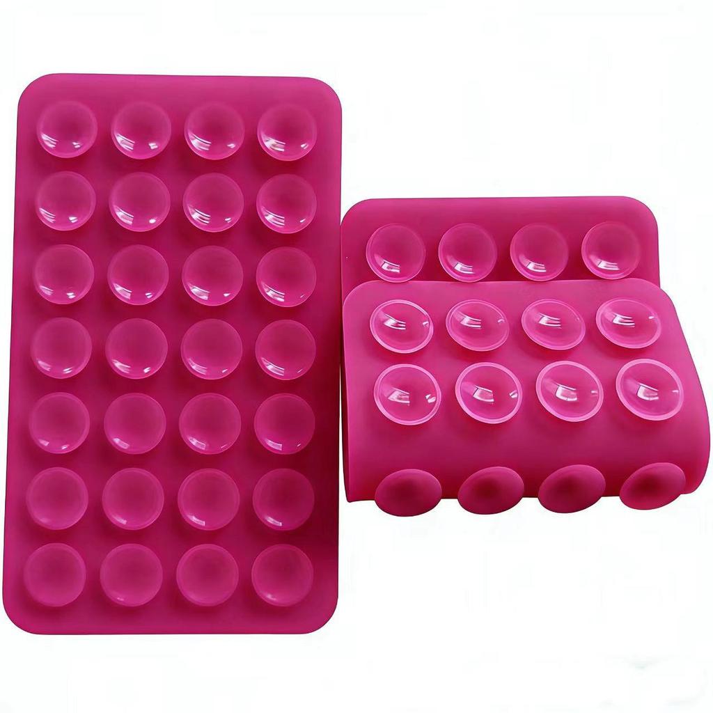 28-Piece Double-Sided Silicone Phone Suction Cups for Strong, Versatile Bonding On Smooth Surfaces