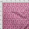 oneOone Cotton Poplin Magenta Fabric Abstract Floral Craft Projects Decor Fabric Printed By The Yard 42 Inch