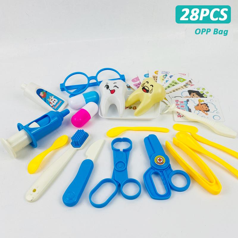 Doktorská sada pro děti Předstírání hry Dívky Hry na hrdiny Nemocniční příslušenství Lékárnička Pomůcky pro sestry Taška Hračky pro děti Dárek