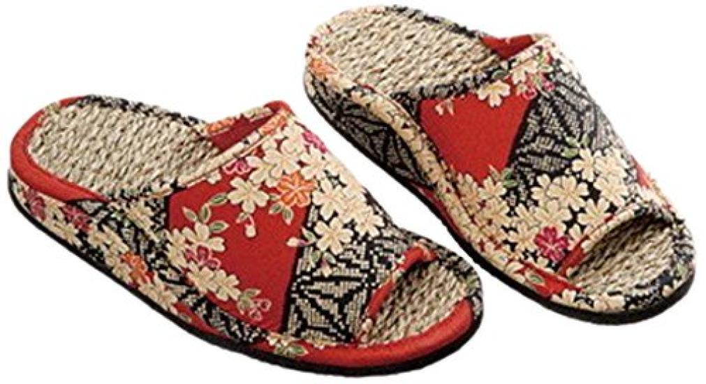 Kyosai Folk Håndverk Fot Shiatsu Tau Tøfler, Nydelige, Dame