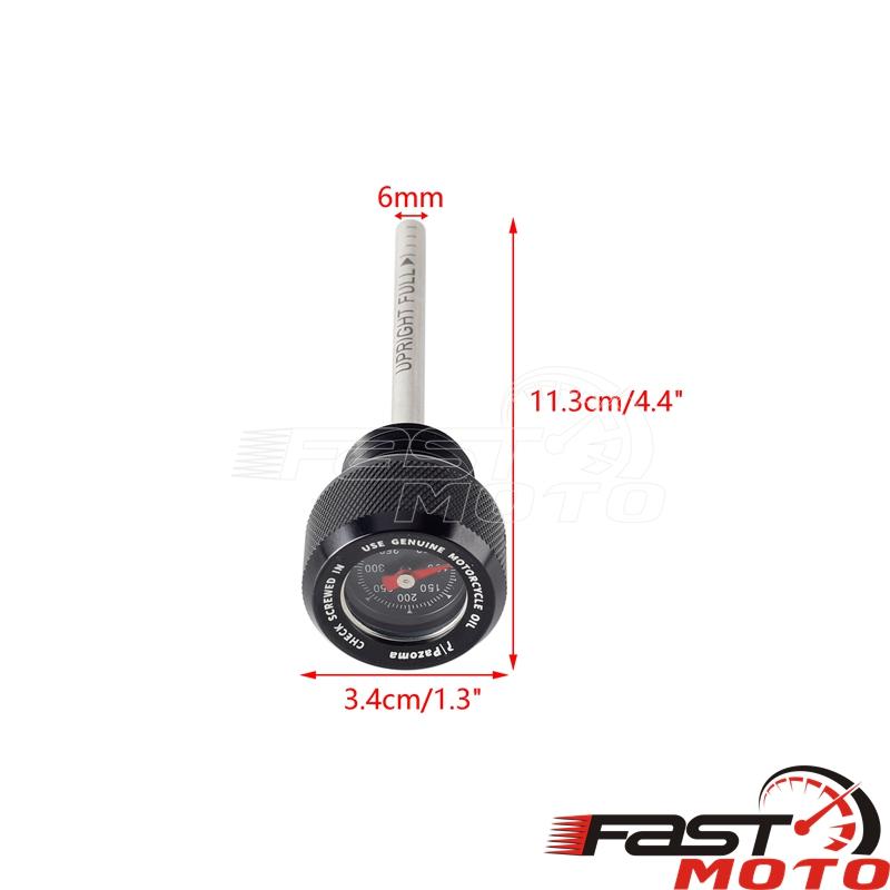 Motorcycle Oil Temperature Dipstick Engine Oil Plug Temp Gauge For Harley Pan America 1250 Sportster S 1250 Nightster 975 21-up