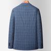 Spring Thin Men's Suit Korean Version Slim Fit Young and Middle-aged Plaid Small Suit Casual Single Suit
