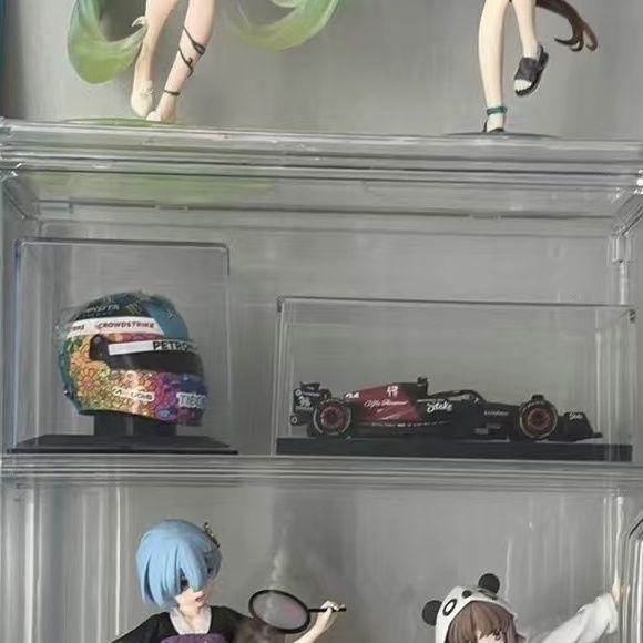 Multi-layer Cotton Display Box for Standee Dolls - Large Capacity Dustproof Cabinet