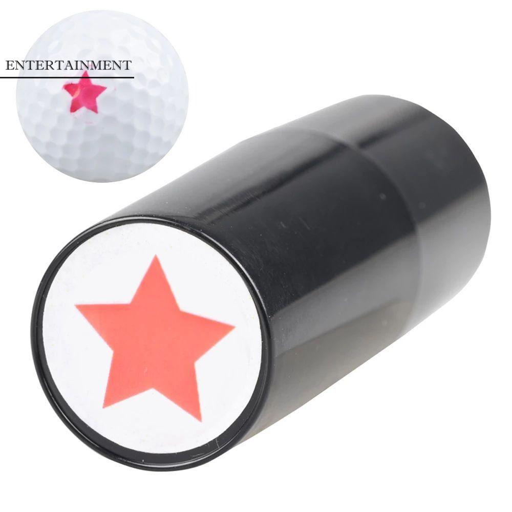 Outdoor Sport Colorfast Long Lasting Plastic Various Patterns Impression Seal Quick-dry Golf Ball Stamper Stamp Marker 5