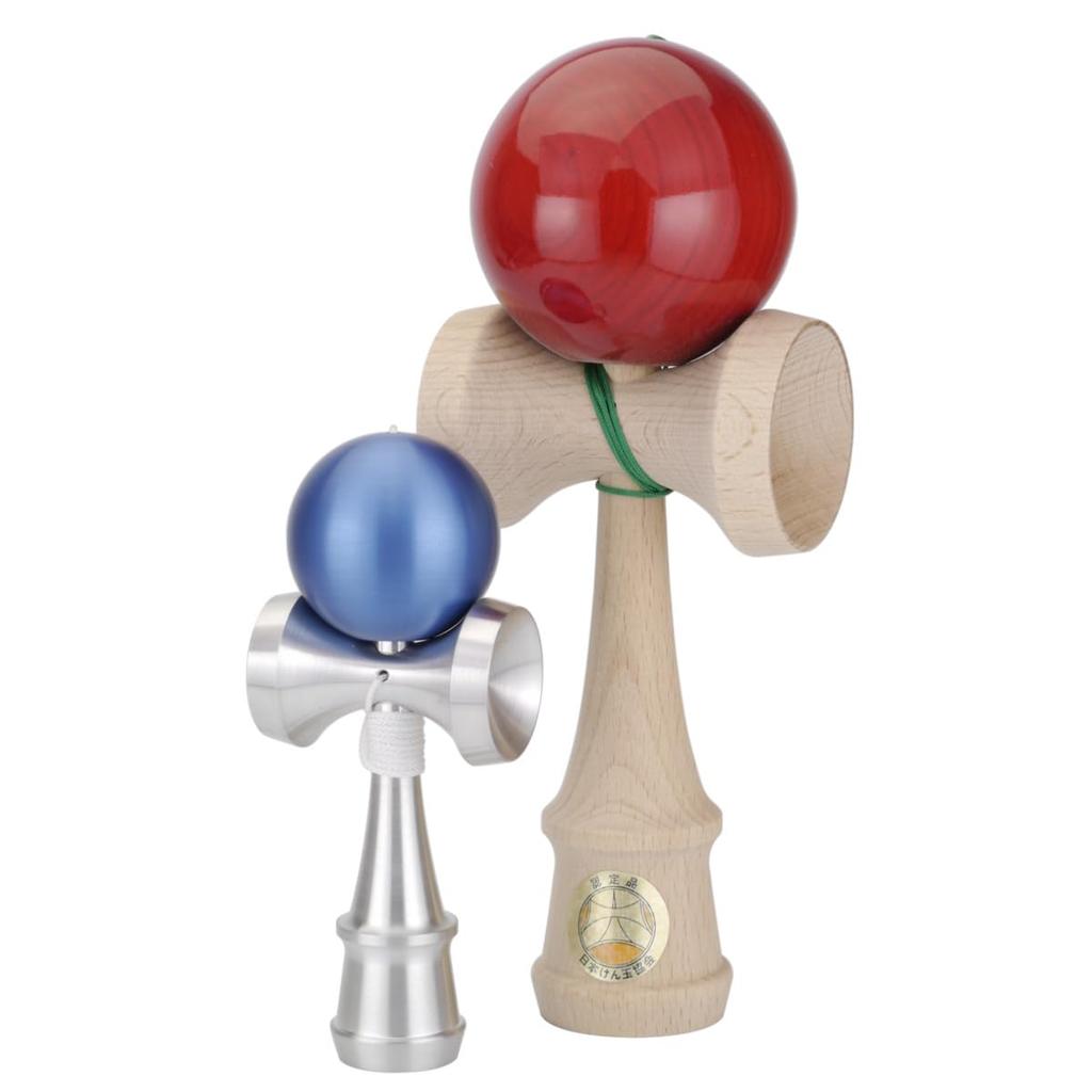 SpinGear Metal Machined Mini Oozora Kendama, 66% (Red)