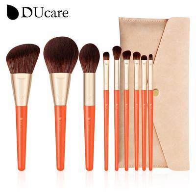 Set di 9 pennelli per trucco, fondotinta in polvere, fard, ombretto, correttore, labbra, occhi, pennelli per trucco, cosmetici, strumenti di bellezza