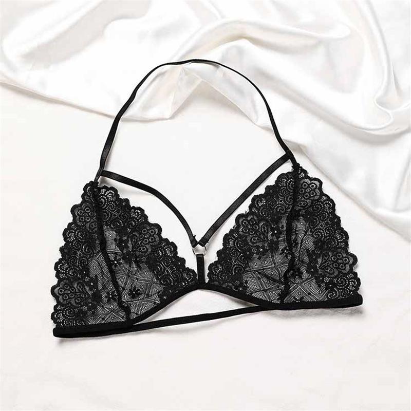 Σετ Ασύρματο Μπραλέτ & Σλιπ Μεγάλο Μέγεθος - Απαλό Χωρίς Μπανέλες Δαντελένιο Τελείωμα Άνετα Σέξι Εσώρουχα για Γυναίκες