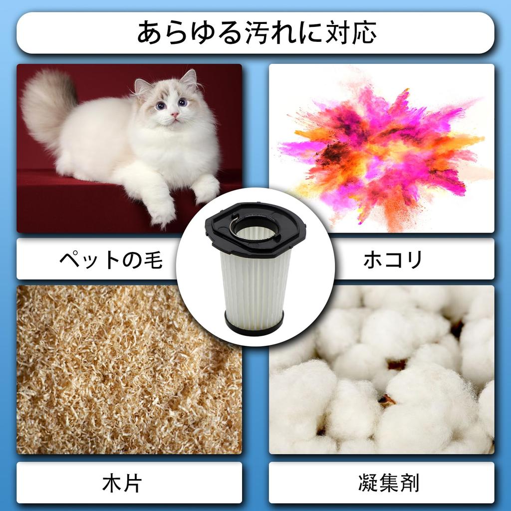 Aolleteau 3 Pack HEPA Filter Is Compatible with Iris Ohyama Vacuum Cleaner Cordless Handy Cleaner Model IC-H50 IC-H50-CW IC-H50-HA IC-H50-B