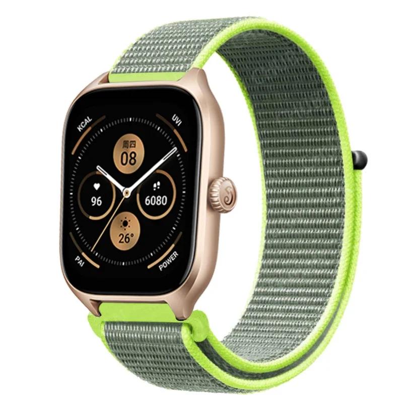 

Нейлоновый ремешок для Amazfit GTS 4/3/2/2e Mini/GTR 4/3/Pro/GTR2/47mm/stratos 20мм/22мм Браслет для часов Amazfit Bip 3 pro-U-S-lite ремешок 22mm watchband