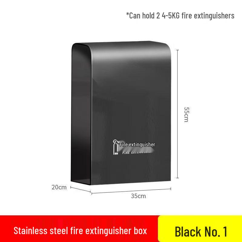 

Комплект огнетушителей из нержавеющей стали: Набор из 2 штук в железной коробке для торговых центров и отелей (4/5 кг)