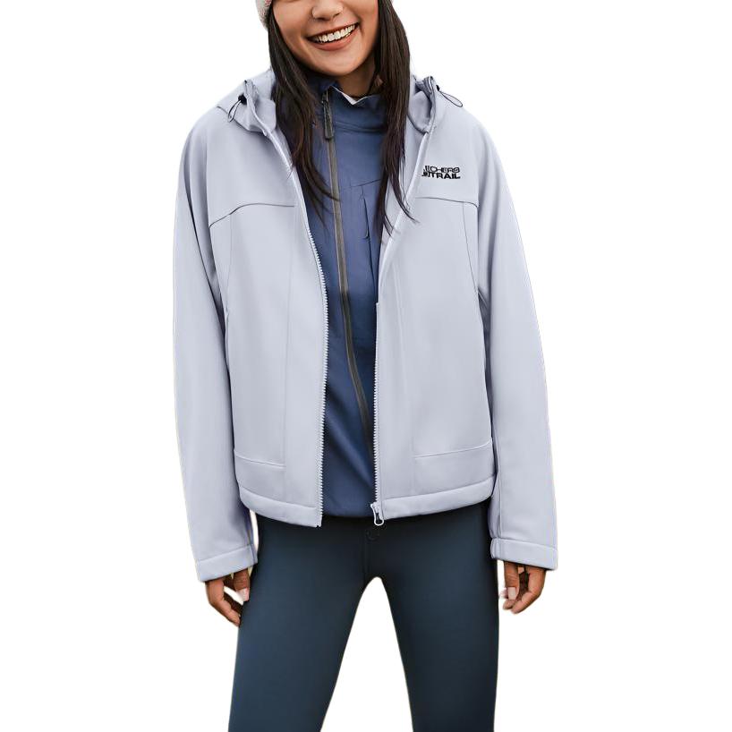 Skechers Outdoor Series Hooded Long Sleeve Breathable Solid Jacket Women jackets P325W103-00FW