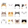 Paper Memo Pads 12Pcs/Set Cartoon Animal Self-Stick Note, 30 Sheets/Pad Self-adhesive Note Pad, Cat Pattern Notes Super Sticking Power Post