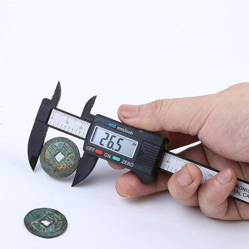 Digital Caliper 6-inch Electronic Caliper 100mm Caliper Micrometer Digital Ruler Measuring Tool 150mm 0.1mm Professional Process
