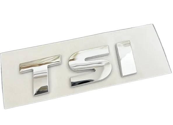 SVLHP1 ABS Electroplated Car Sticker V6 V8 Emblem Tail Badge Decal For VW Touareg TDI Car Accessories
