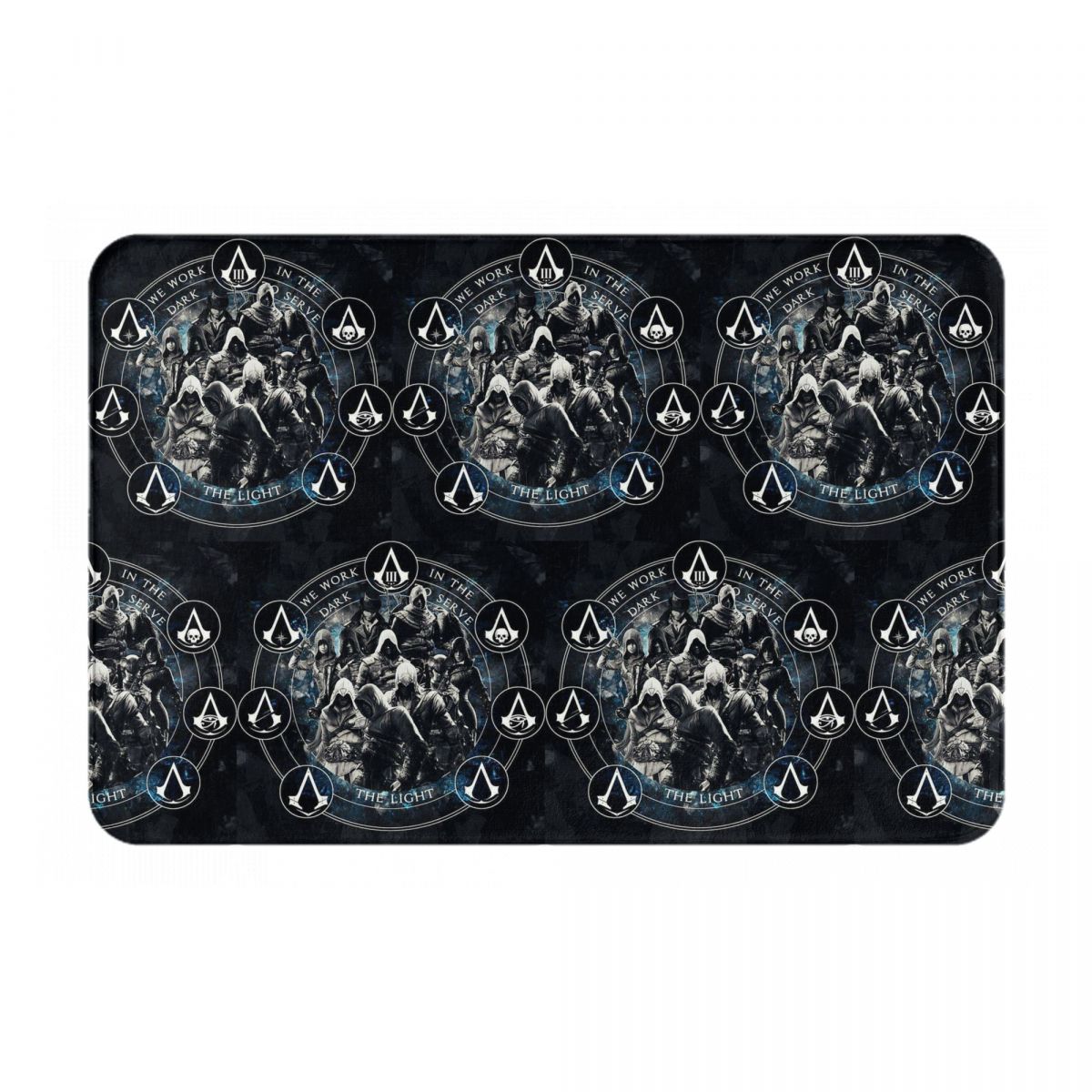 Assassin's Creed Spel Antislip Deurmat Vloermat Kussen Tapijt Vloerkleed voor Keuken Entree Huis Slaapkamer Voetmat Matten 60x40 cm