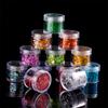 24g/Box Holographic Nail Art Glitter Hexagon Sequins Decorations Flakes Colorful Chunky Color Laser Sequins For DIY Epoxy Resin