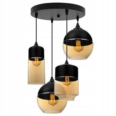 HANGING CEILING LAMP, GLASS PLAFON, LED LAMP