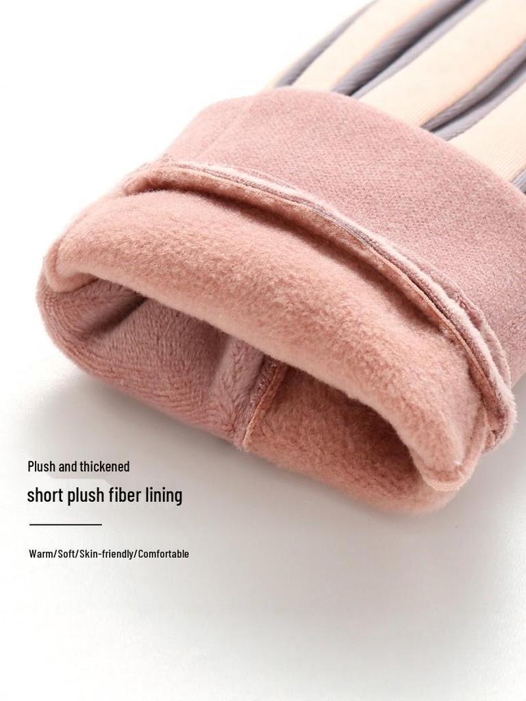 Women's Touchscreen Fleece-Lined Winter Gloves - Sports, Outdoor, Driving, and Cycling