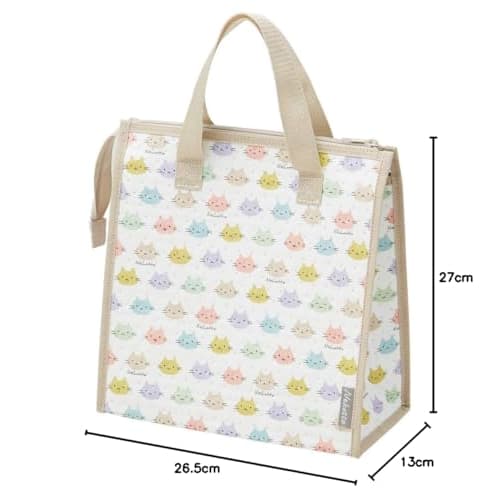 Skater Lunch Bag Non-woven Cold Bag Cat Colorful FBC1