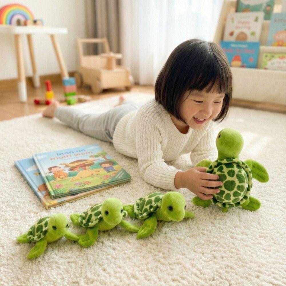 Soft Tortoise Plush Toys Fluffy Turtle Doll Throw Pillow Kids Birthday Christmas