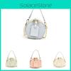 Trendy Unisex Children's Pu Shoulder Bag Cute Pearl Mini Round Crossbody Bag For Kids