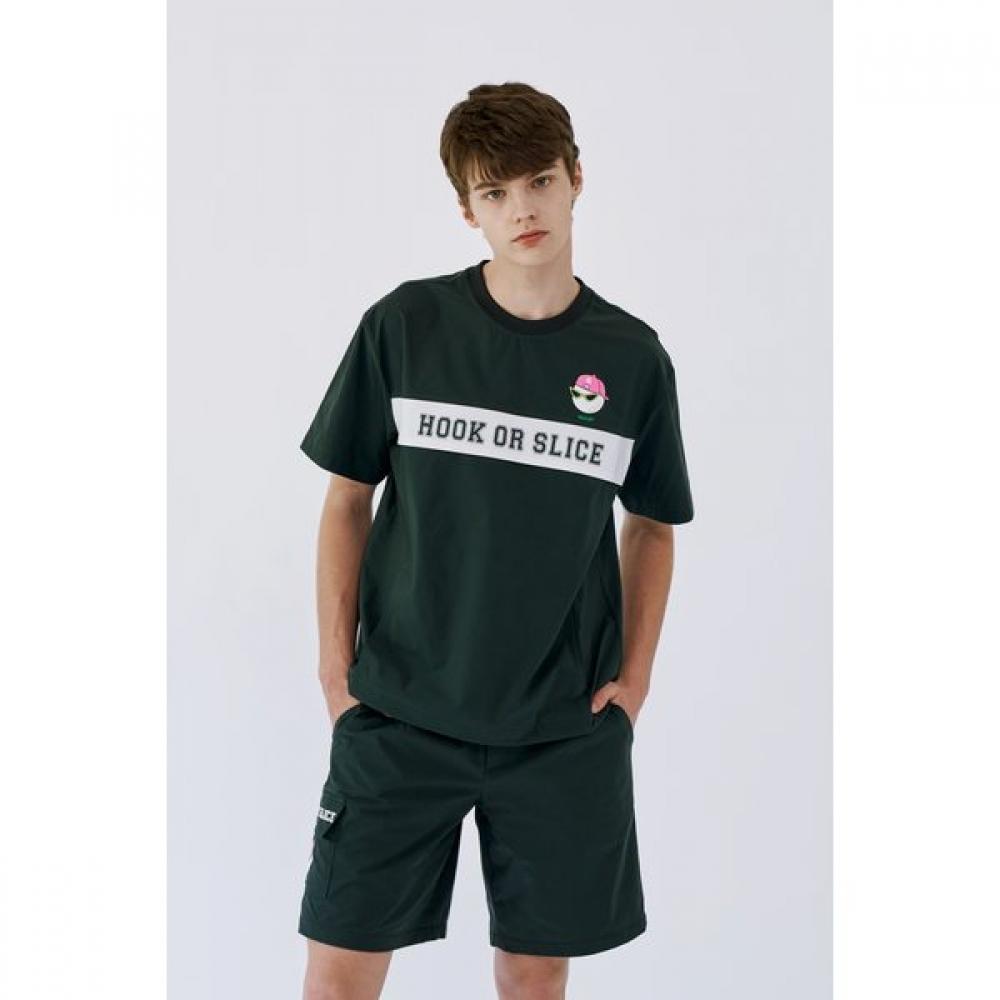 Goxo PockeT T shirT Green Hook Slice L(100)