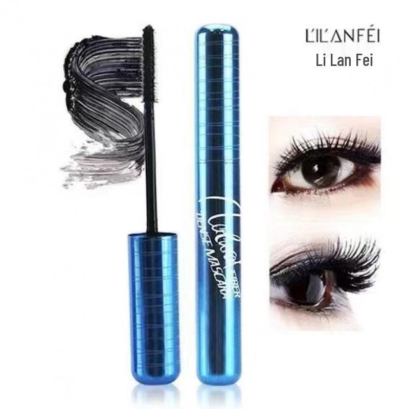 Lilanfei Waterproof Volumizing & Lengthening Mascara with Thin Silicone Brush - Non-Clumping