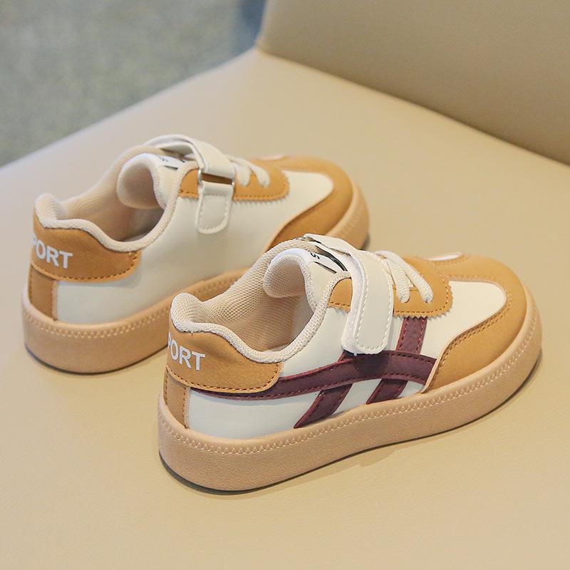 Kinder Freizeit Board Schuhe 2025 Frühling und Herbst Jungen Sportschuhe Mädchen Kleine Weiße Schuhe
