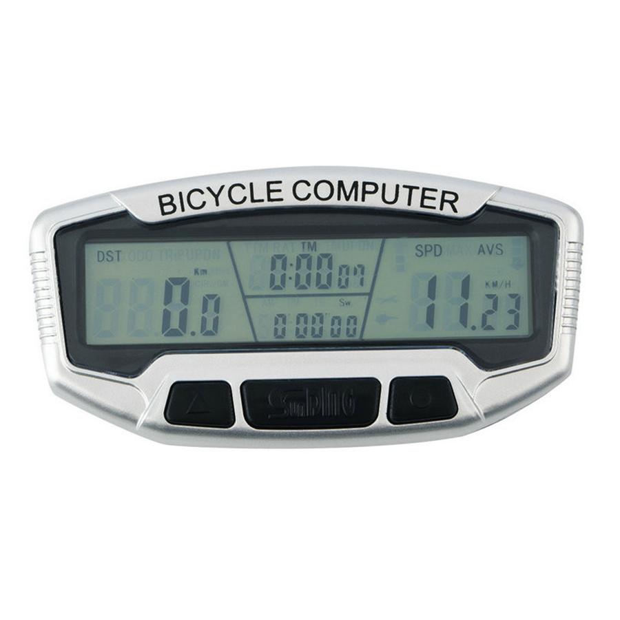 LCD Bike Bicycle Computer Odometer Speedometer Velometer Backlight 28 Functions