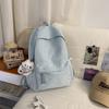 Schoolbag Korean Star Moon School Bag Female Junior High School Student Youth Girl Style High Value Campus Lightweight Simple Backpack