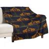 Rajasthani Elephant Print Throw Blanket Wednesday Personalized Gift Custom Sleeping Bag Blankets