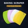 Silicone World Dough Scraper Cream Spatula Plastic Cutting Knife  for Flour Pastries and Cakes Baking Tool Kitchen Accessories