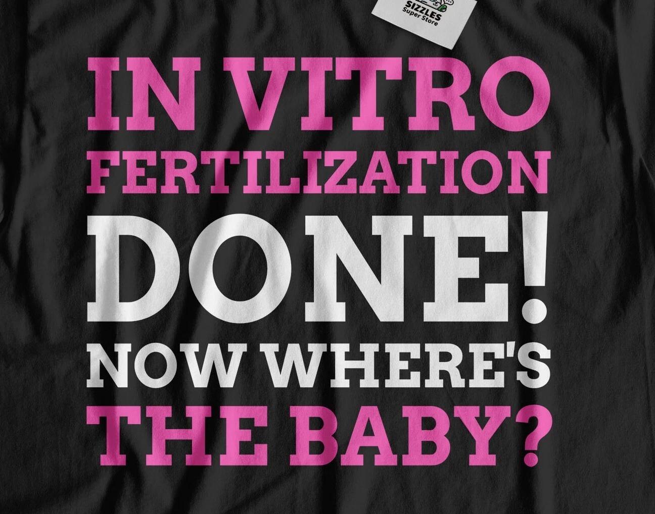 

Смешная футболка для ЭКО Оплодотворение in vitro Беременность и Подарки для беременных 2XL