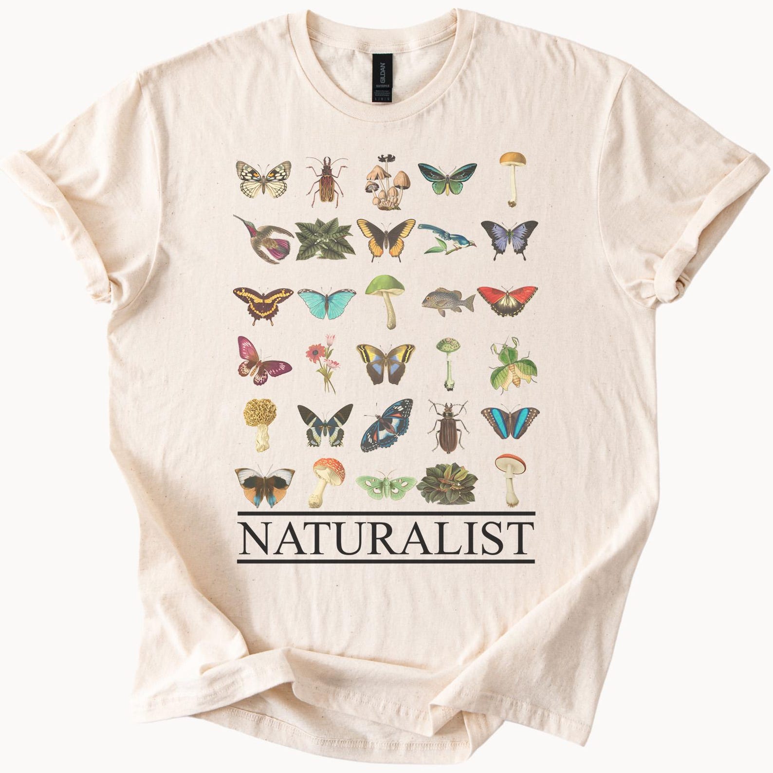 Naturalist Nature Species Graphic Tshirt 110