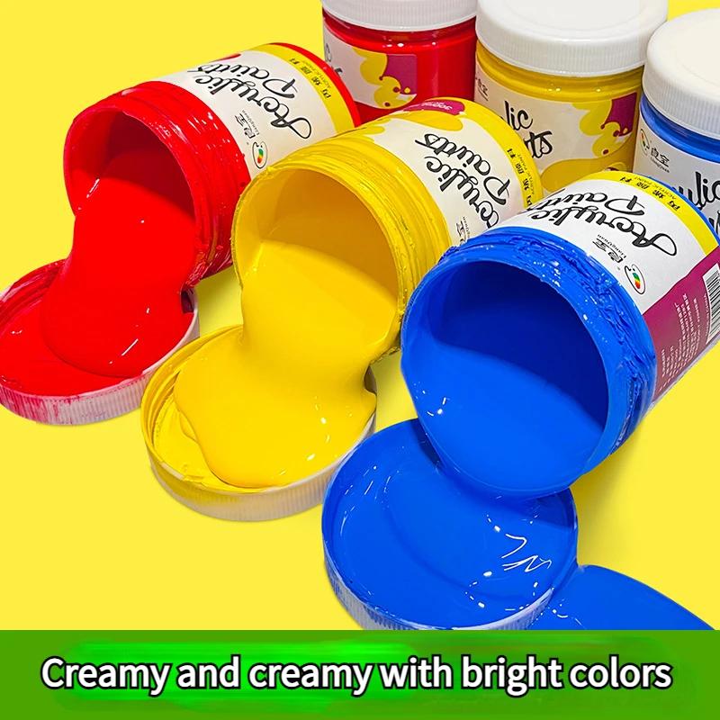 300ml Acrylic Paint Children Creative Graffiti Art Coloring Wall Painting Waterproof Textile Texture Painting