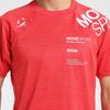 MOVE SPORT Breathe Plus Short Highly Crew DMMPJA61 RD01 T-Shirt, Sleeve, Stretch, Moisture-Wicking, Quick-Drying, Breathable, Neck, Men's, DESCENTE,