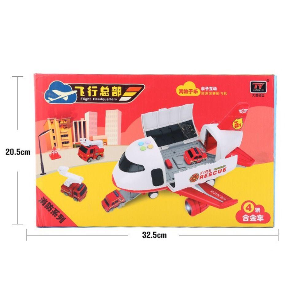 Theme Model Airplane Model Toys Light Simulation DIY Children's Toys  Kids Cars