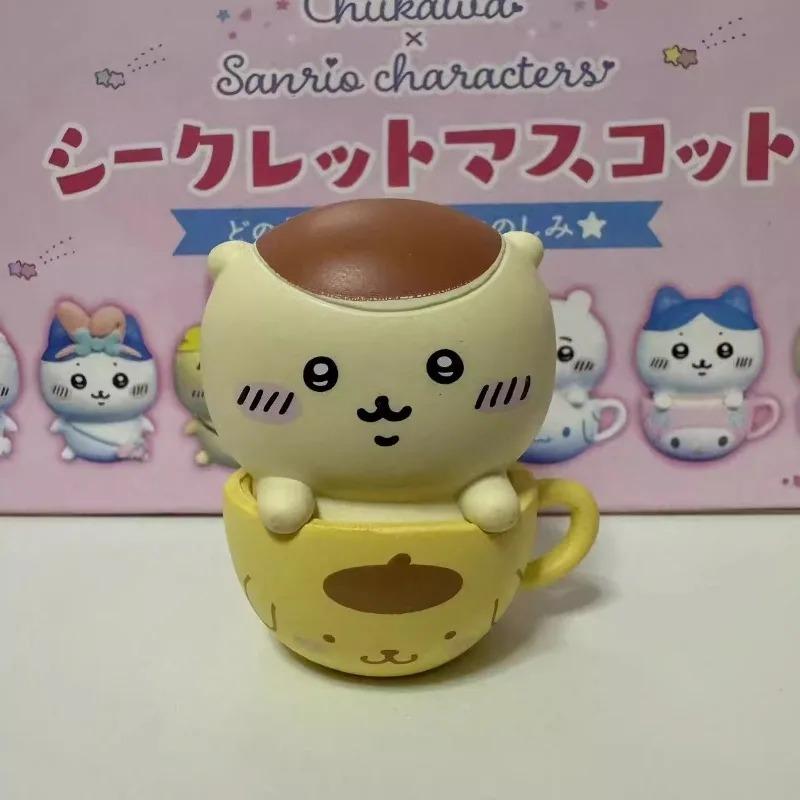 Chikawas Anime Figures Cartoon Cup Chikawas Hachiware Usagi Cartoon Cute Figure Model Ornaments Collection Box Toys Gift