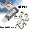 10 шт. Карбідних пластин для токарної обробки дерева для тримача токарного інструменту