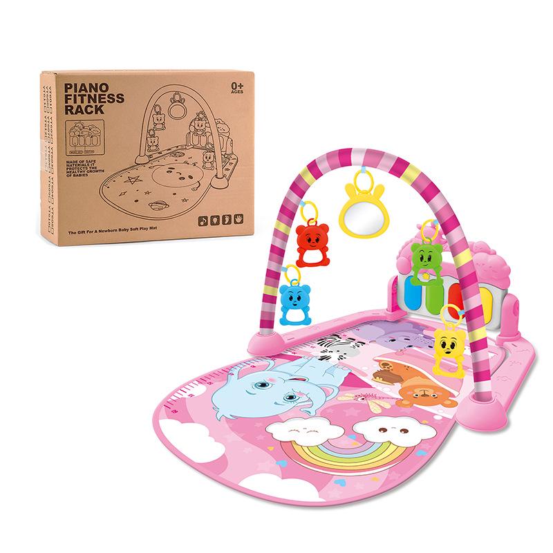 Newborn Baby Piano Gym Mat: Musical Play Toy for Infants