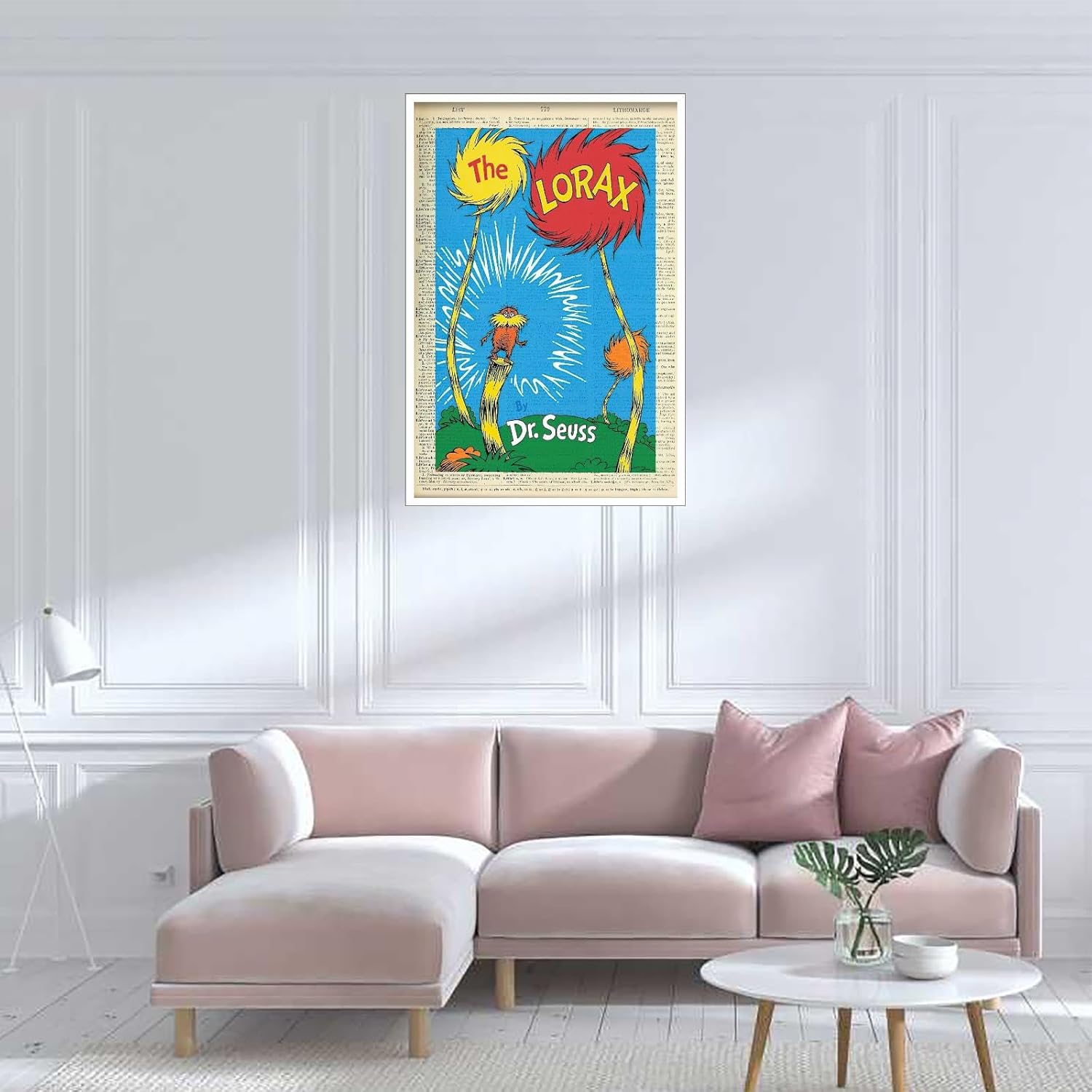 

ZIOWGHL The Lorax Poster Canvas Prints Poster wall art decoration posters for aesthetic rooms, bedrooms, living rooms, galleries, apartments, bars, 12 x8