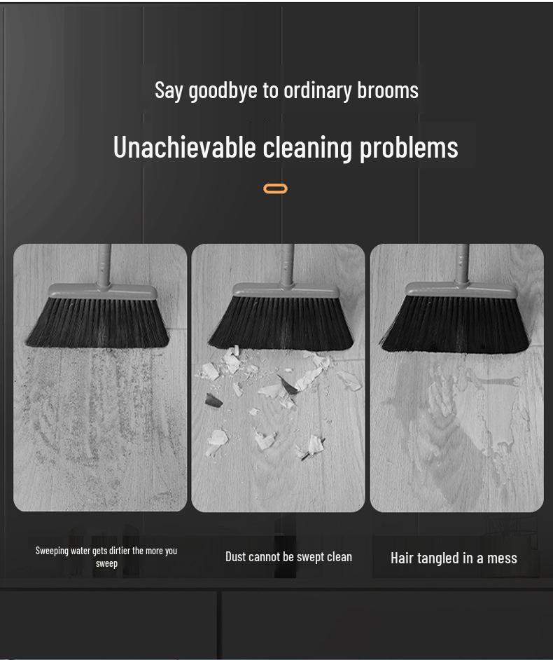 Silicone Floor and Window Water Wiper - Bathroom and Tile Cleaning Tool