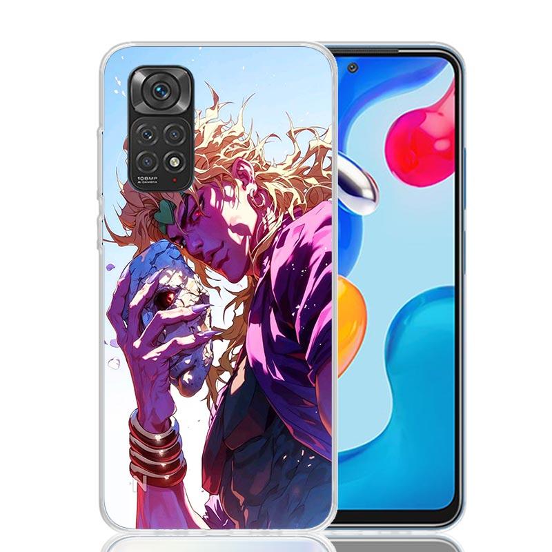 JoJo Abenteuer Dio Diego Brando Handyhülle Für Xiaomi Redmi Note 15 14 13 12S 12 Pro Plus 11S 11E 11 11T 10S 10 Kunst Weiches Muster
