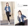 Plus Size Women's Denim Jacket: 2026 Spring/Autumn Slimming, Versatile, Loose Fit Short Top
