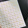 3PCS Cute Mini Bowknot Nail Stickers 3D Black Gold SilverSweet Ribbon Nail Decals Self‑Adhesive Bow Nail Slider Supplies 8*10cm