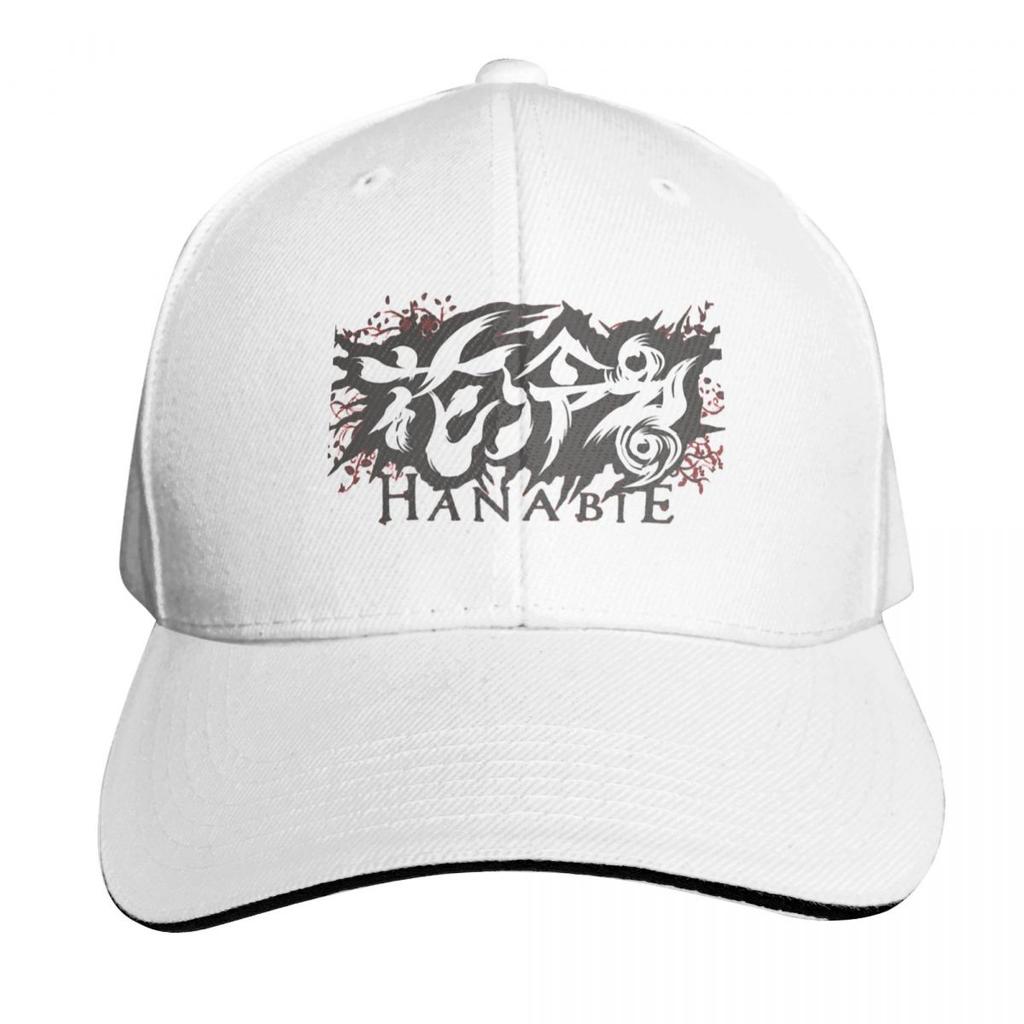 Hanabie logo Baseball Cap Strapback Dad Hat Six Panel Structured Crown Sun Protection UPF
