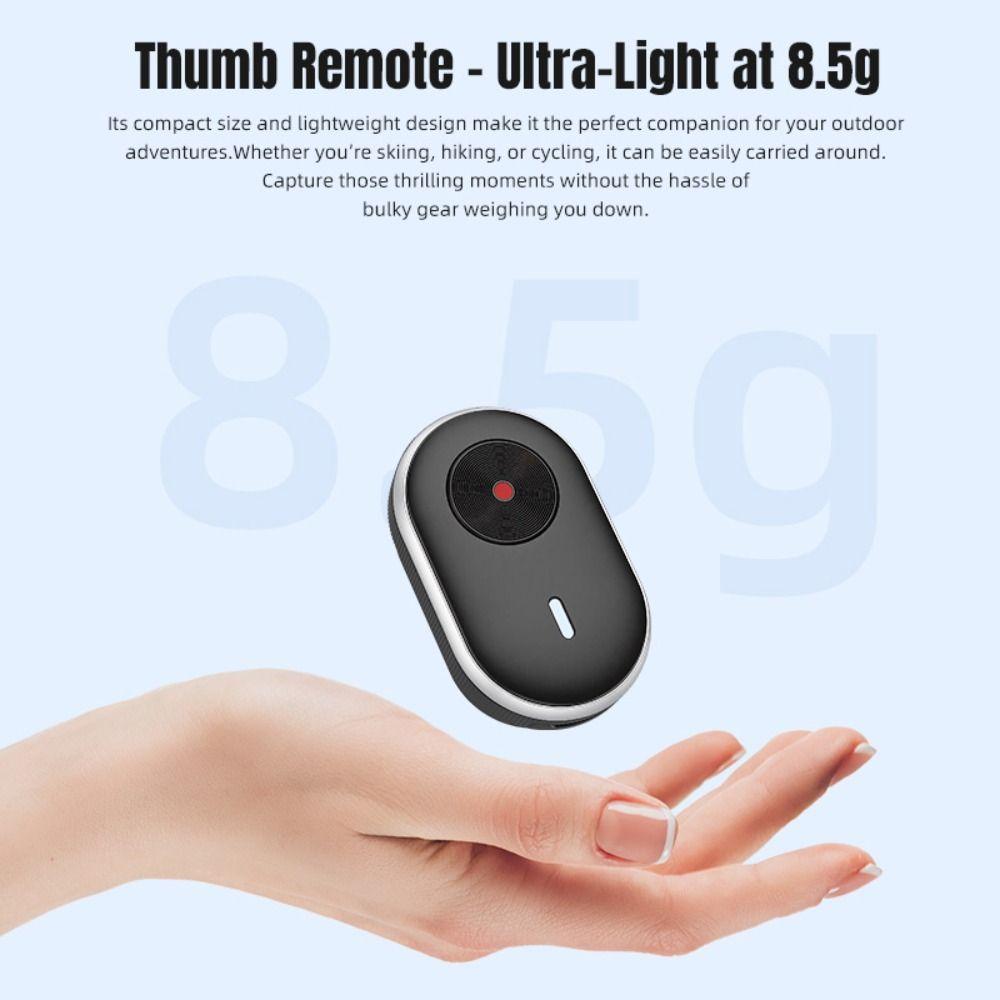 20M Bluetooth Remote Control Mini Portable Camera Wireless Shooting Controller for DJI Action6/5/4/Osmo 360/Insta360