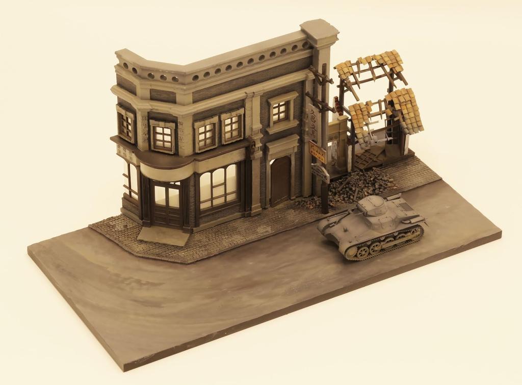 Frog King Hobby Scale War Diorama Chinese Architecture 1 Resin Kit FGK72004 1/72 Series (Scenery)